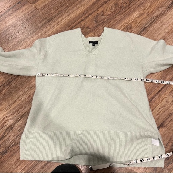 J. Crew Stretch-wool V-neck tunic sweater - Picture 11 of 11